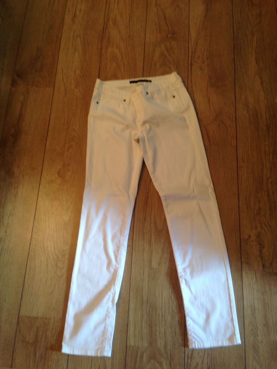 calça branca calvin klein feminina