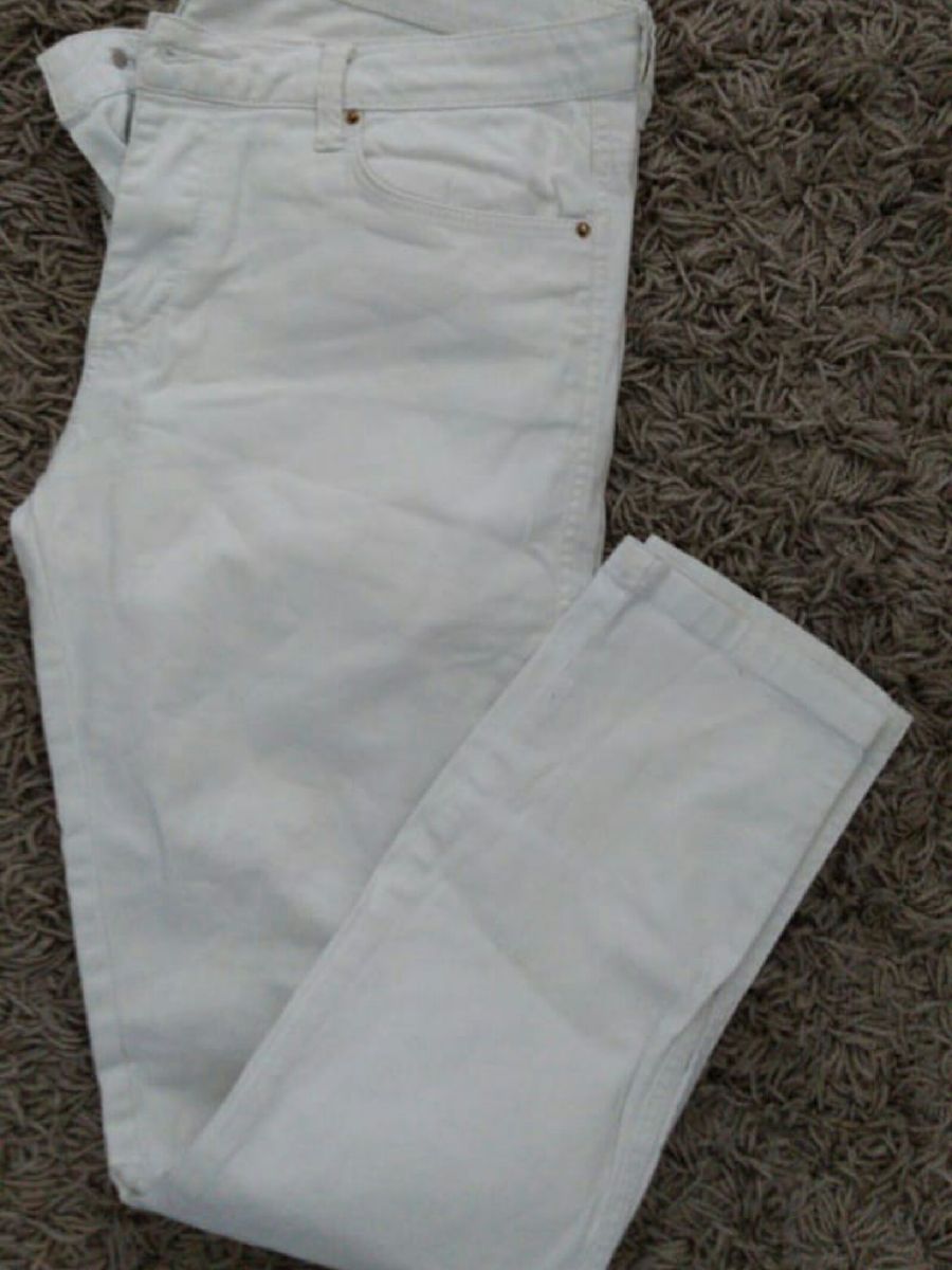 calça branca feminina tecido mole