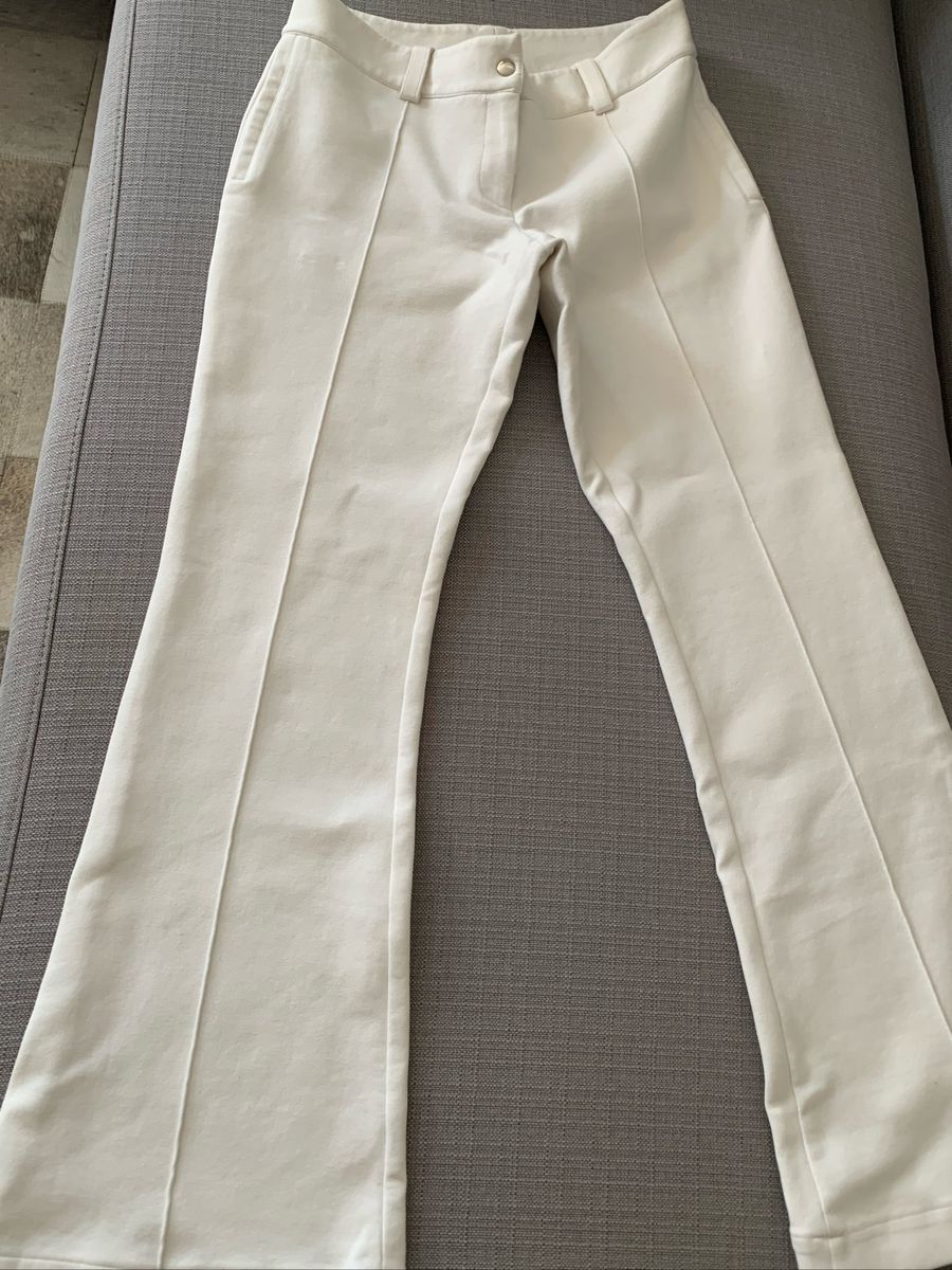 calca branca de tecido