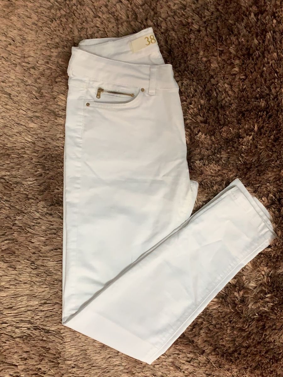 calça branca zara feminina