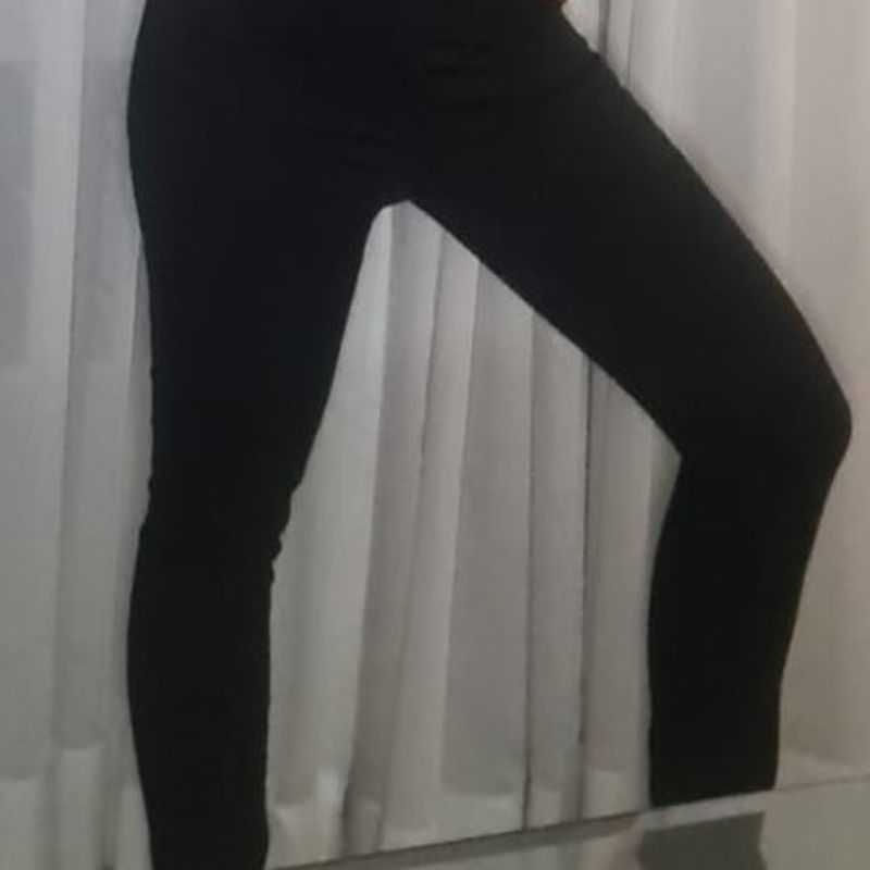 Calça brim best sale feminina preta