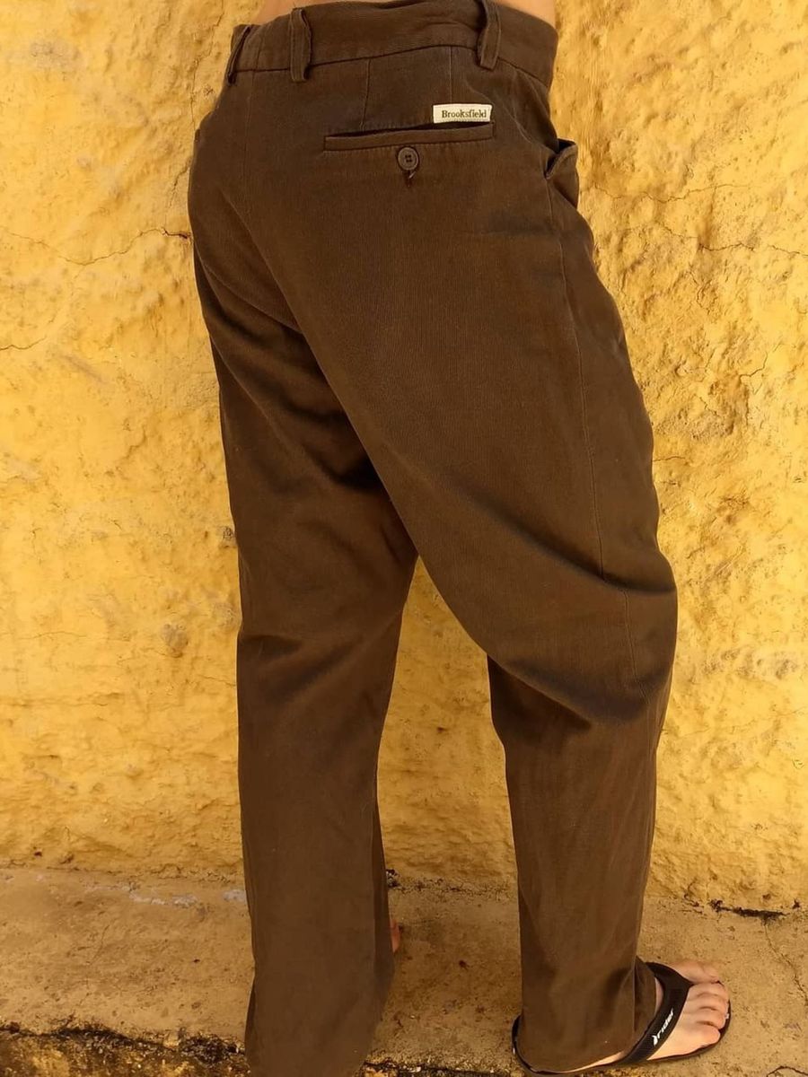 calça brooksfield masculina