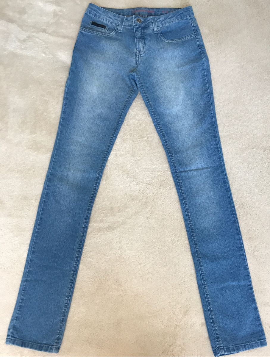 Calça Calvin Klein Jeans Claro Estonado - Original - Super Skinny com ...