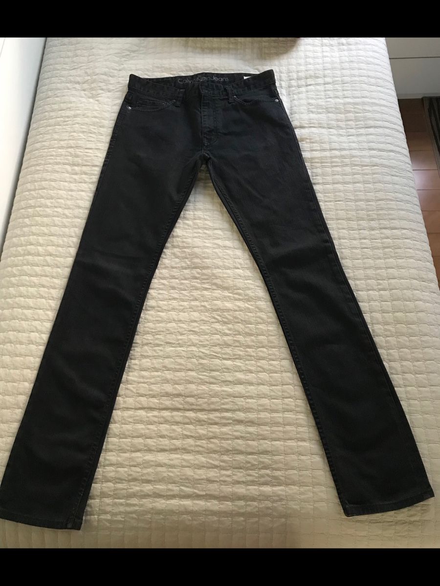 calça calvin klein preta masculina