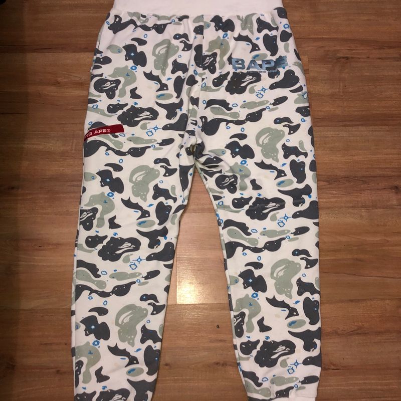 Calça bape shark store camuflada