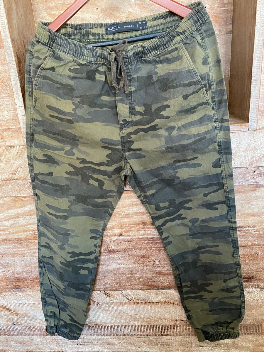 Cal a Camuflada Jogger Cargo Cal a Masculina Blue Steel Usado