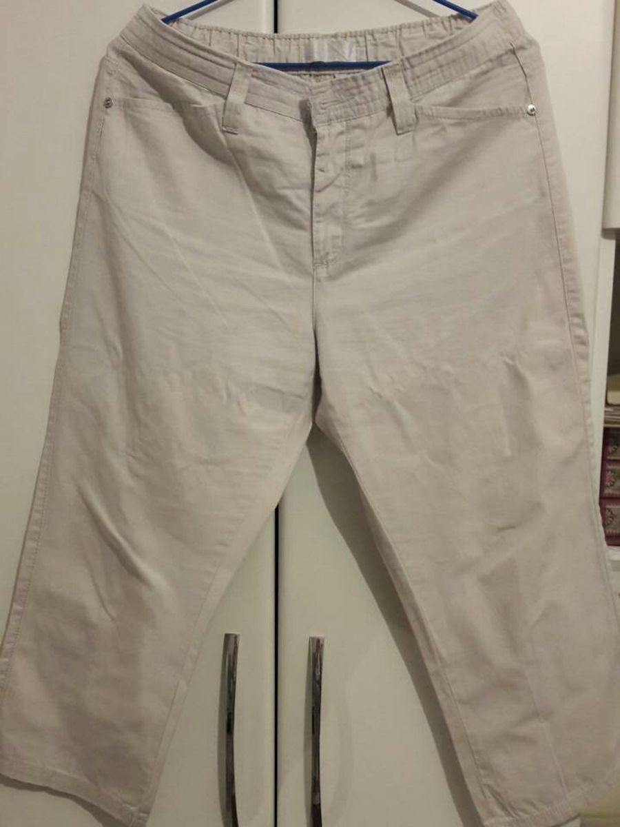 calça capri sarja feminina