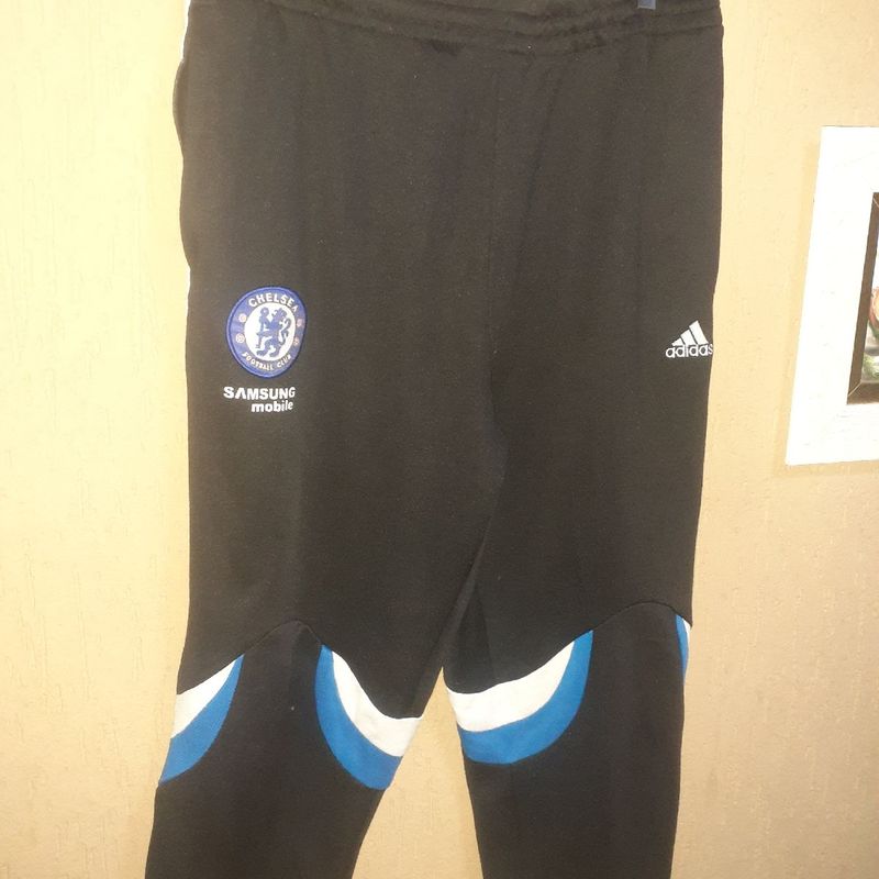 Calca Capri de Treino do Chelsea Original Adidas Usado 107840066 enjoei