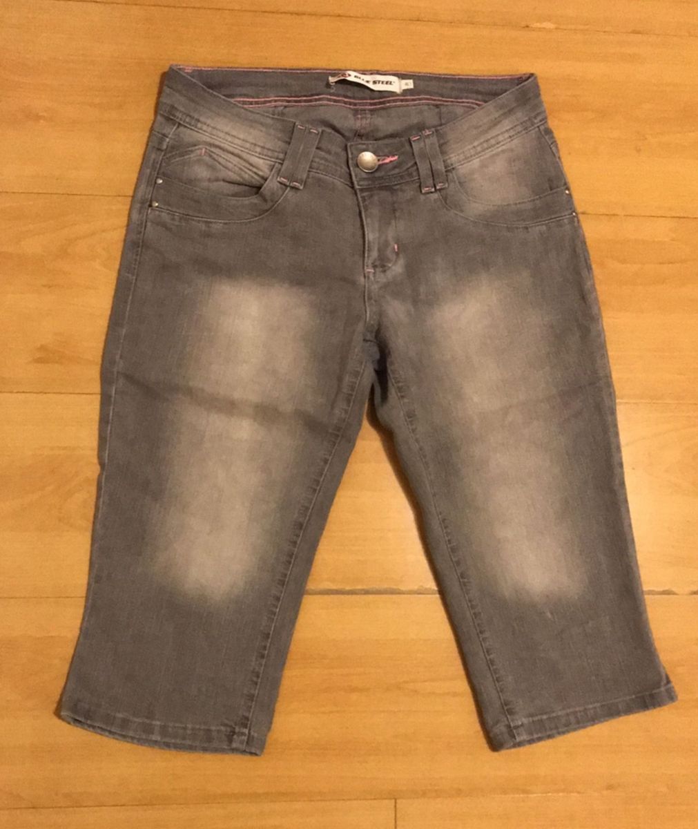 calça capri feminina jeans