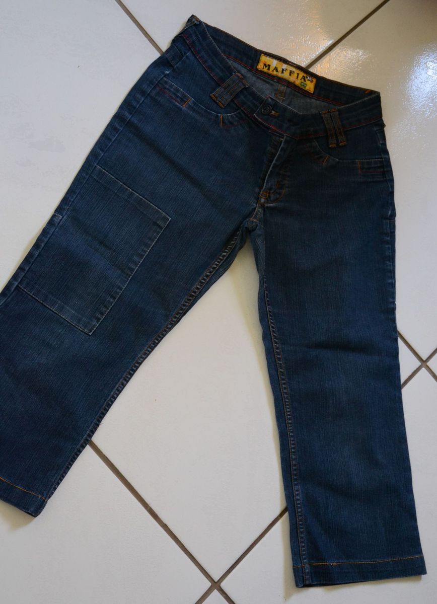 calça pescador feminina jeans