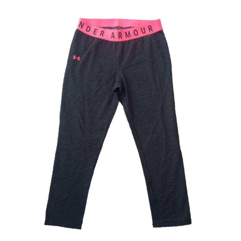 Calça Under Armour Fleece Crapri Feminina - Cinza em Promoção no