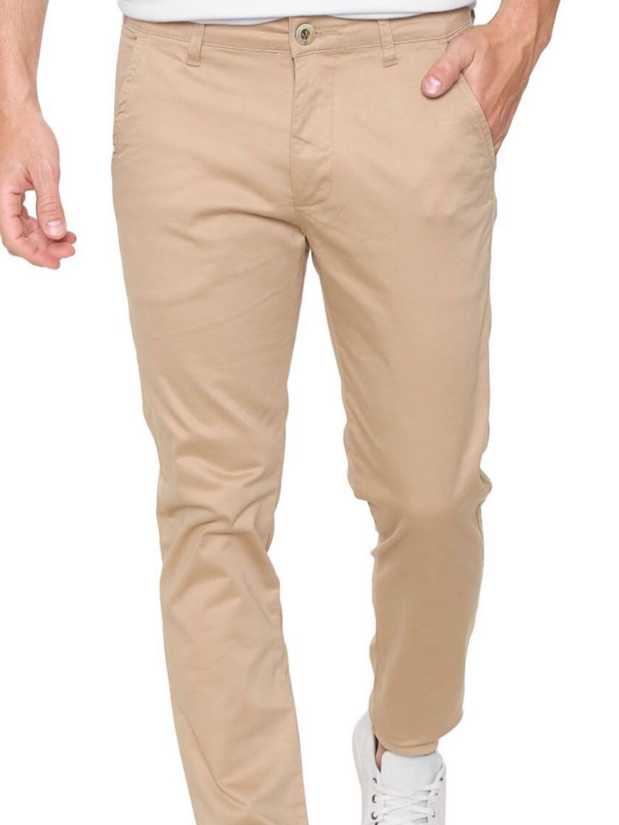 calça caqui masculina