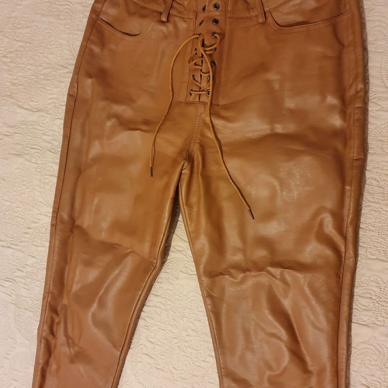 Renner calça hot sale de couro