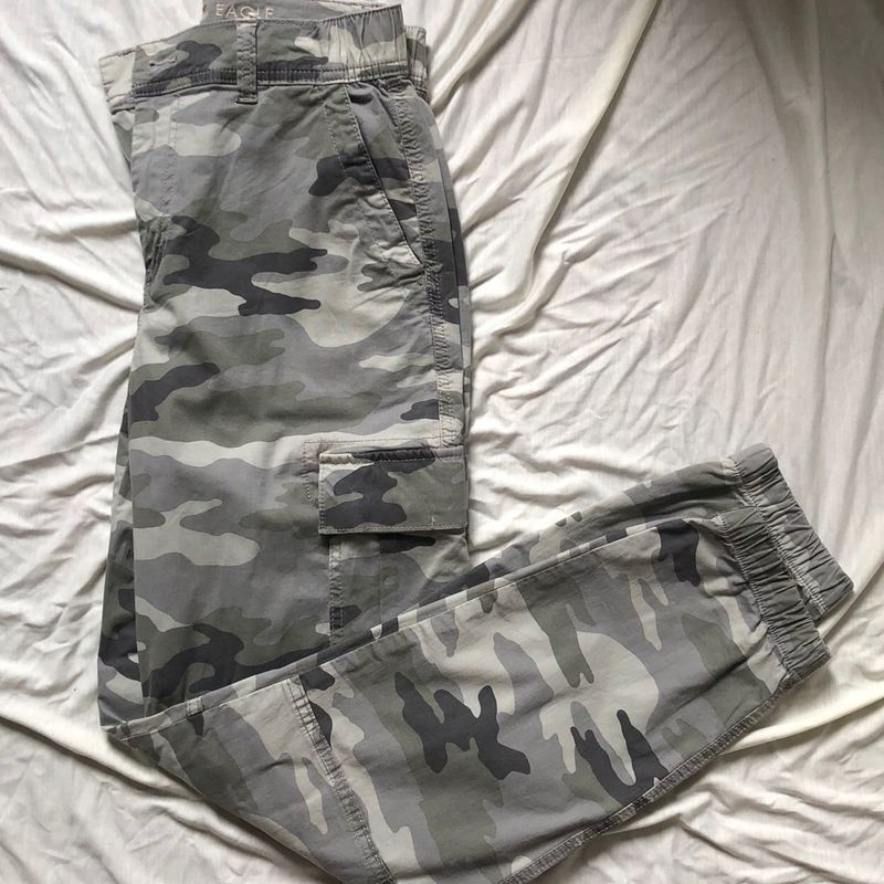 Calça militar hot sale larga