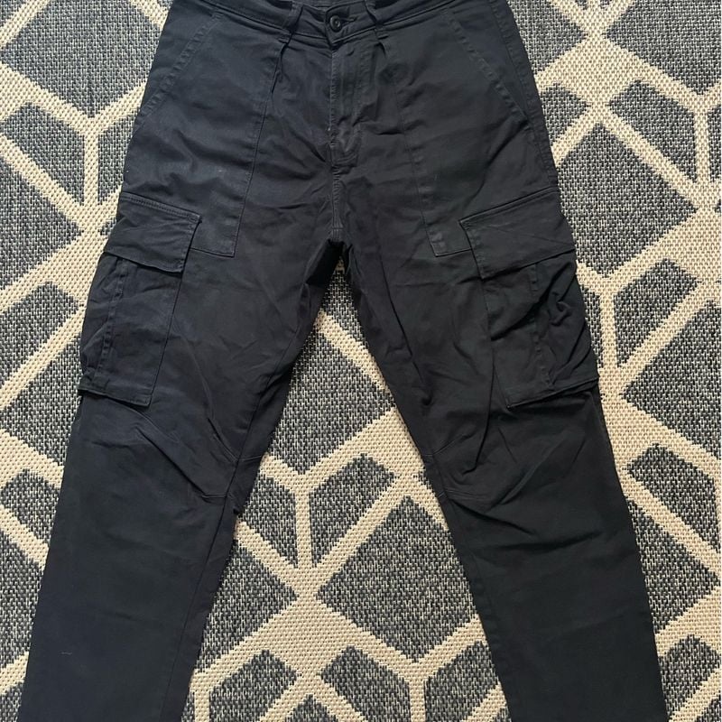 Zara Cargo Pants Zara CalÃ§as Masculinas Calça Cargo Zara Calça
