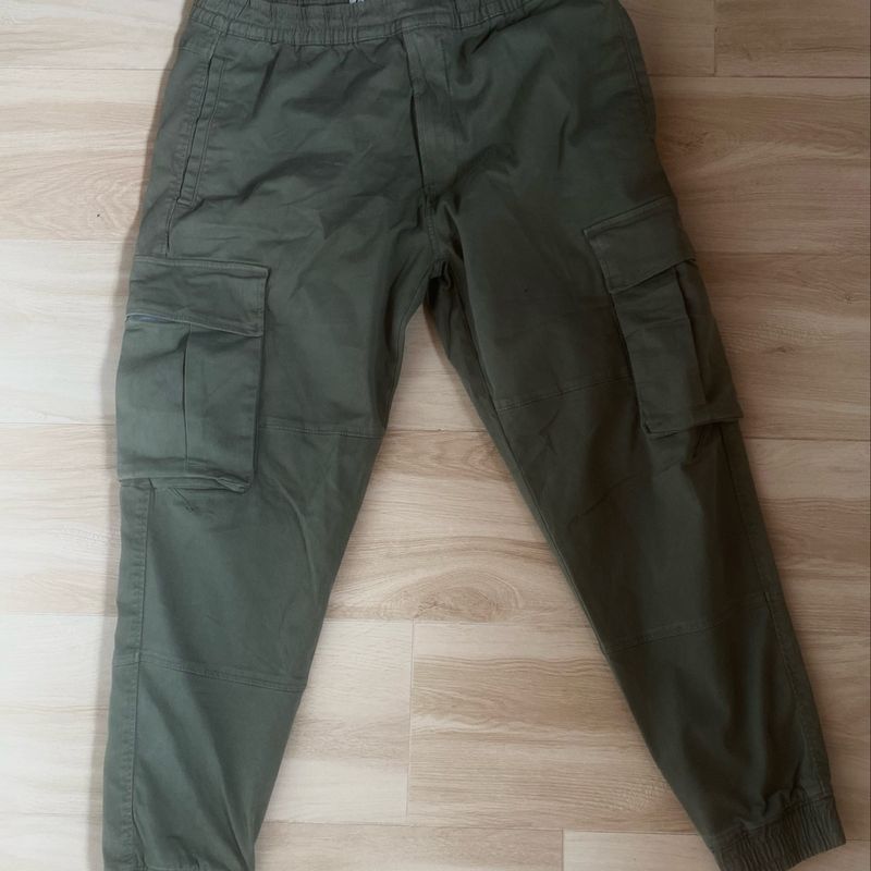 Calça Zara Verde Militar