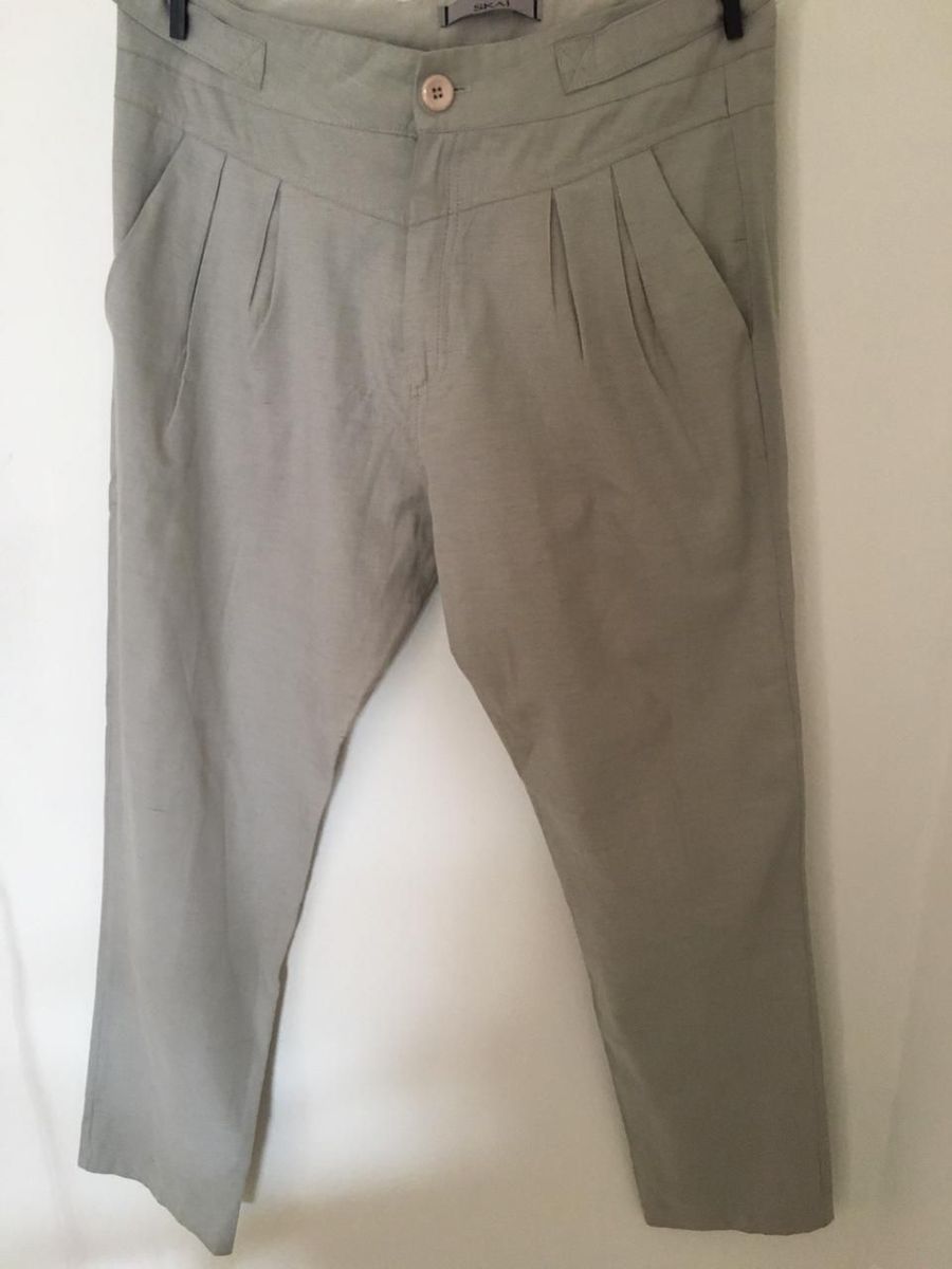 calça cenoura alfaiataria