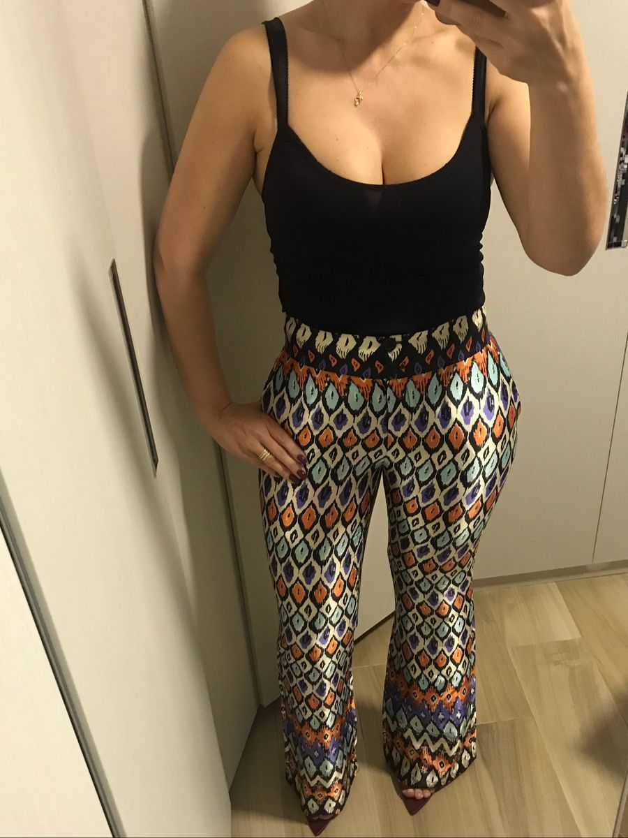 calça de seda