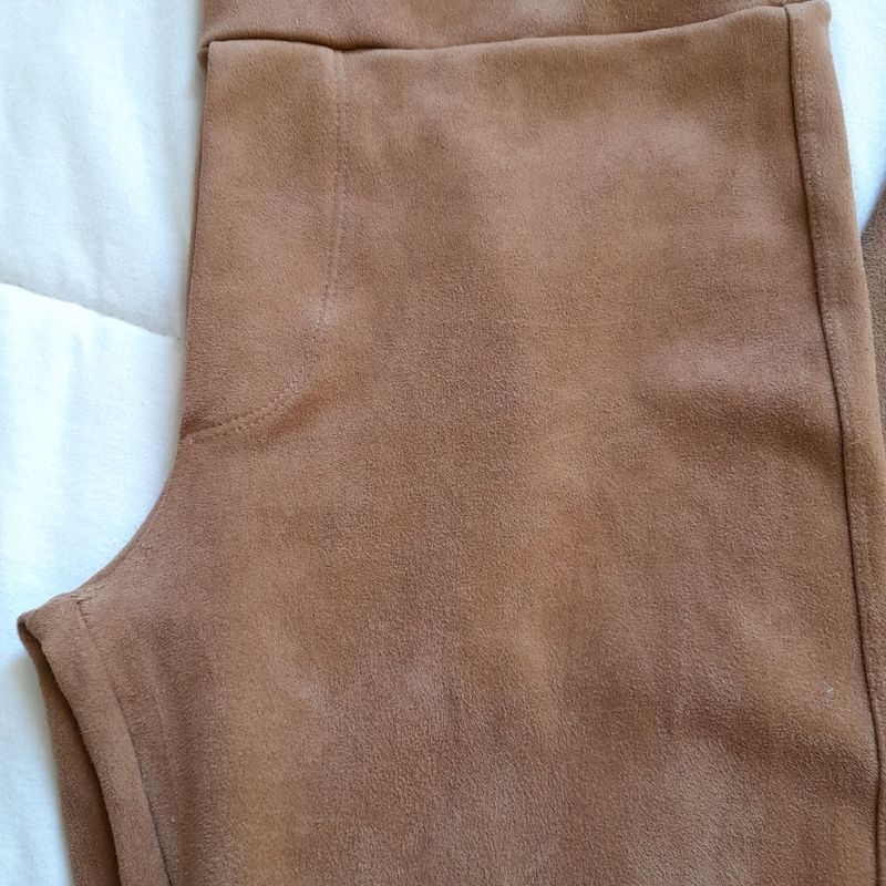 Calça store chamois caramelo