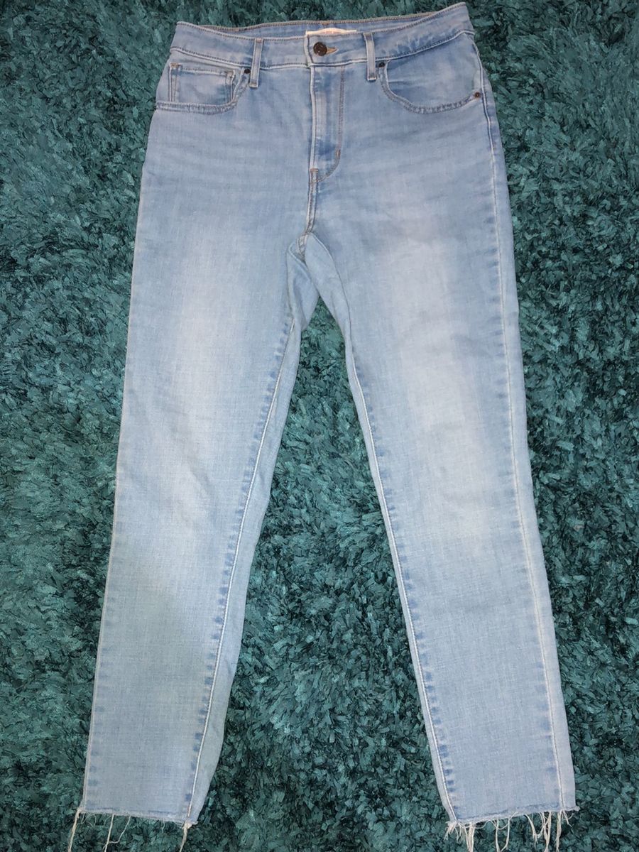 calça cintura alta levis