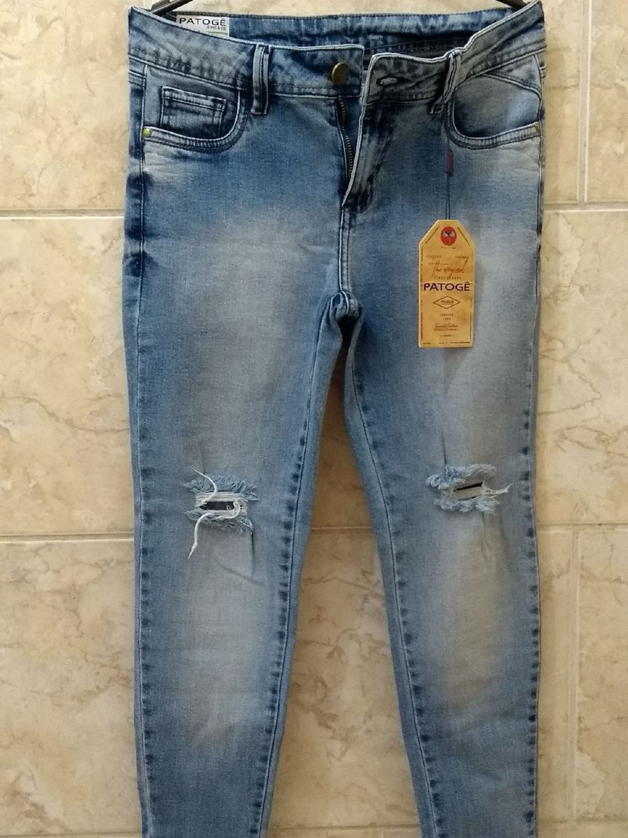 calça patoge cintura alta