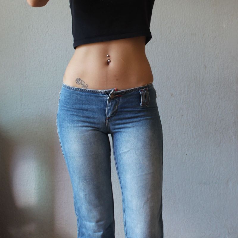 Calça Cintura Baixa 2000 Calça Feminina Vintage Usado 38721832 enjoei