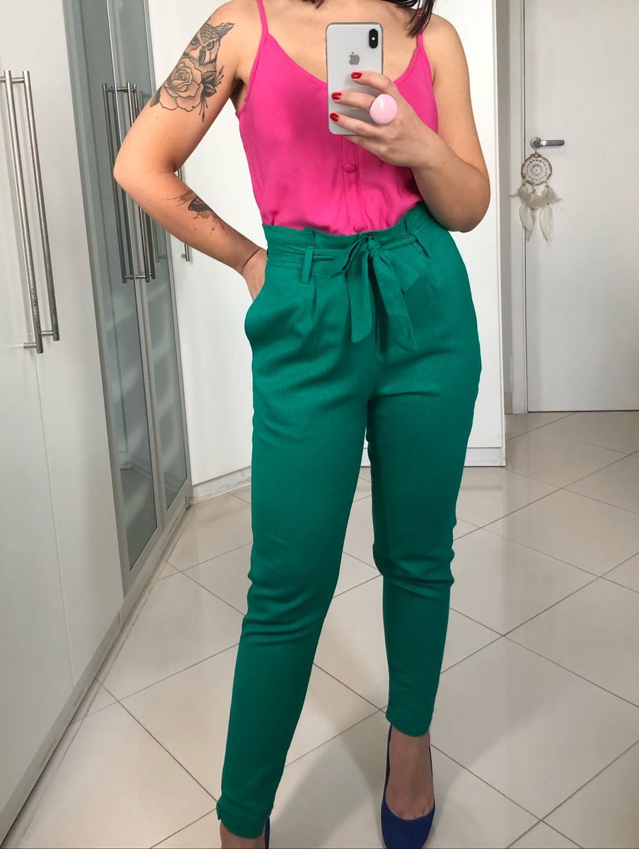 calça linho clochard