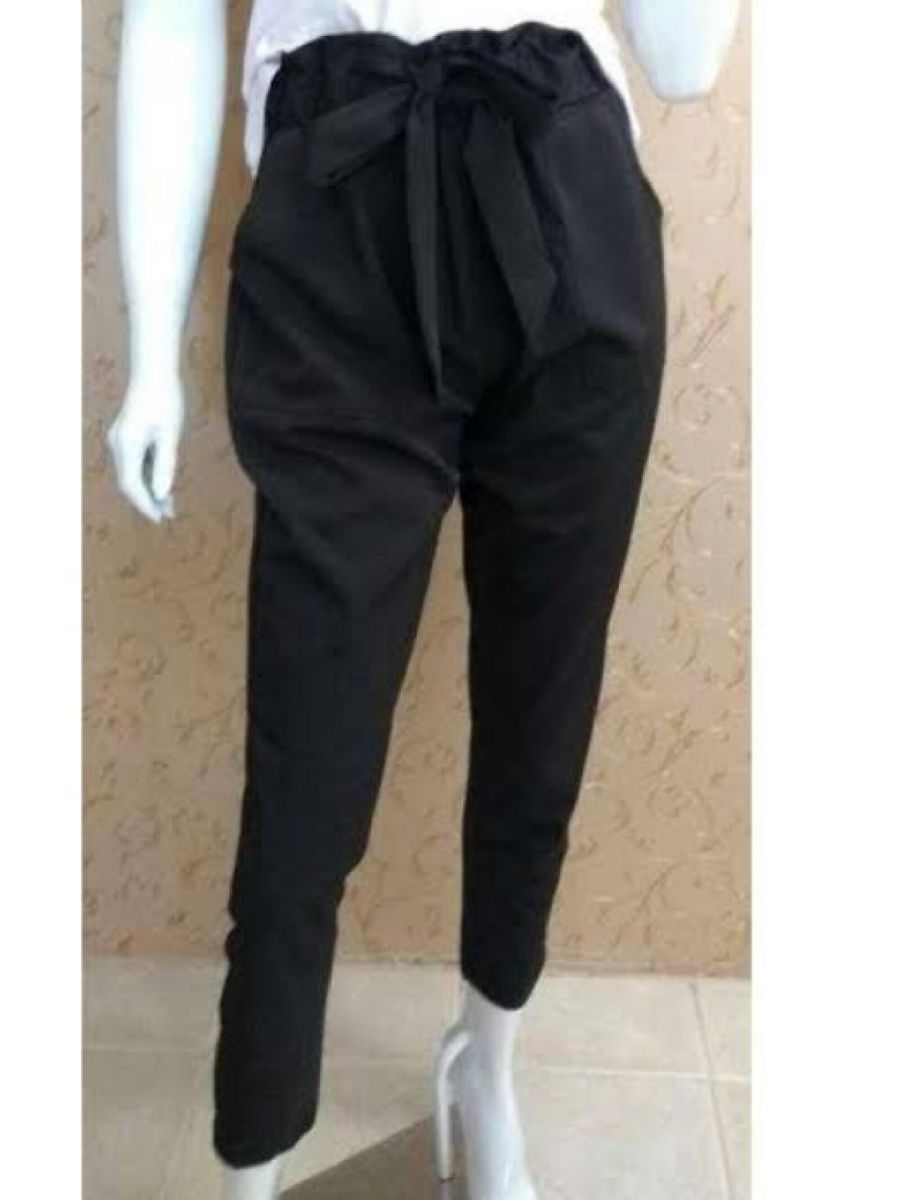 calça clochard preta