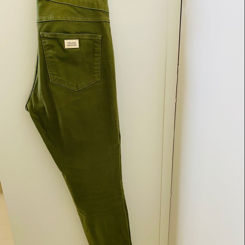 Calca colcci sales verde militar