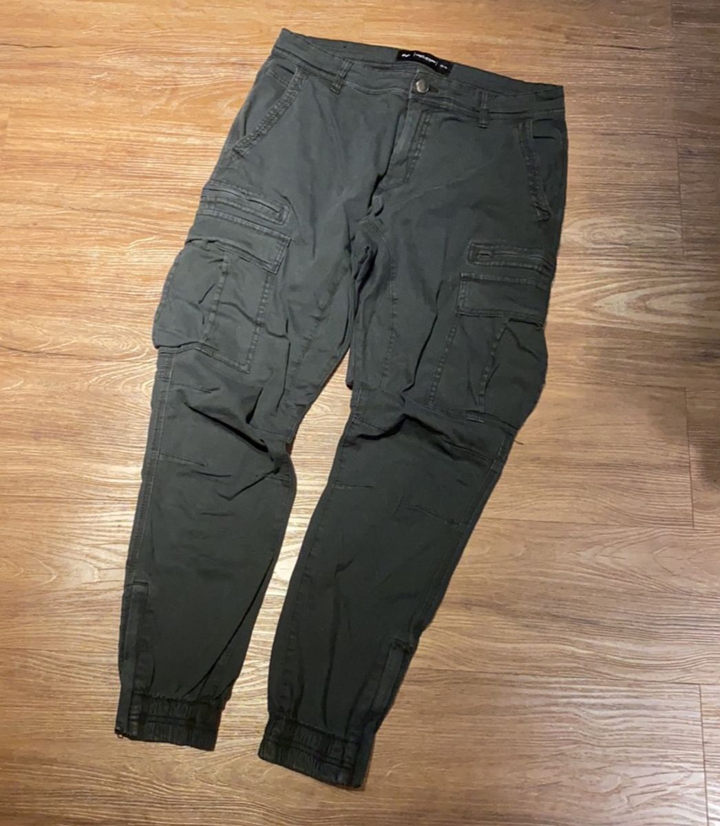 calça de cotton masculina