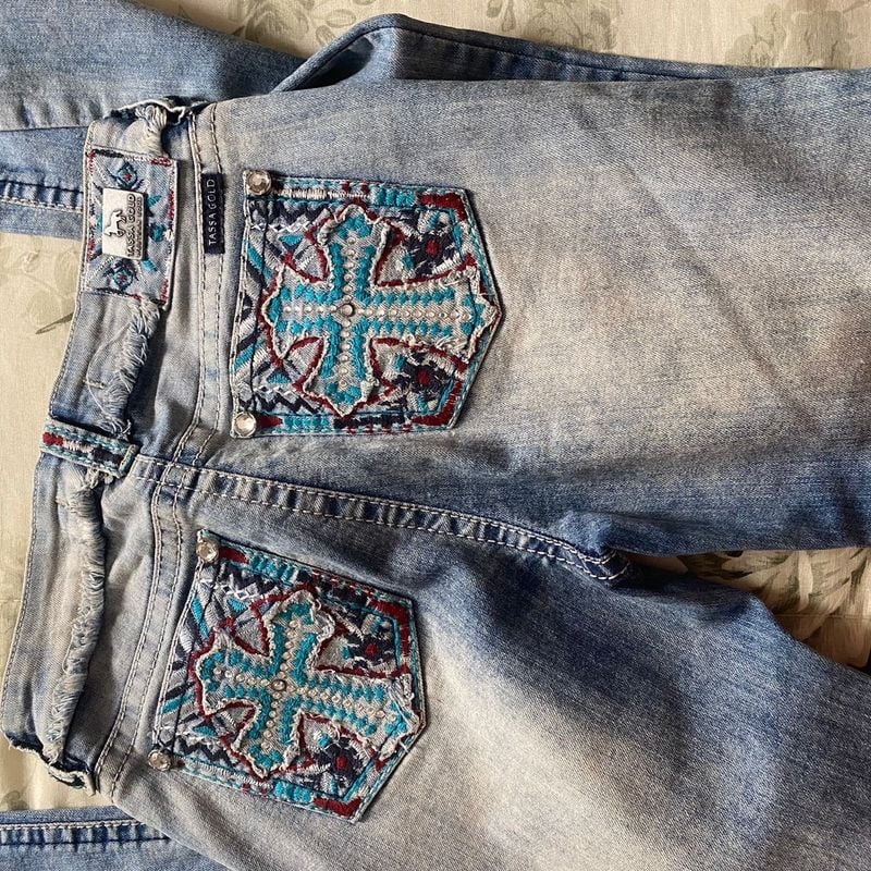 Feminina Bordada CalÃ§a Country Tassa Feminina Calça Country Tassa