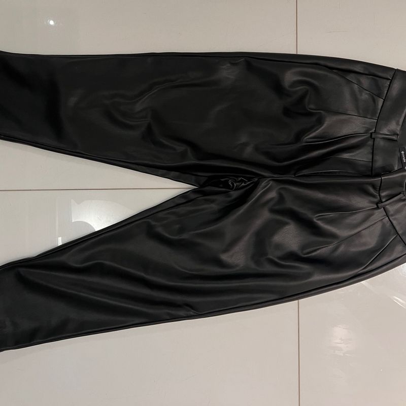 Calça de couro feminina 2024 renner