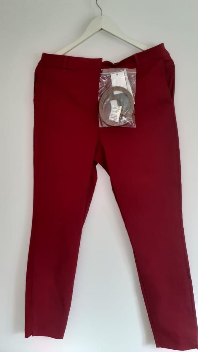 calça alfaiataria hering