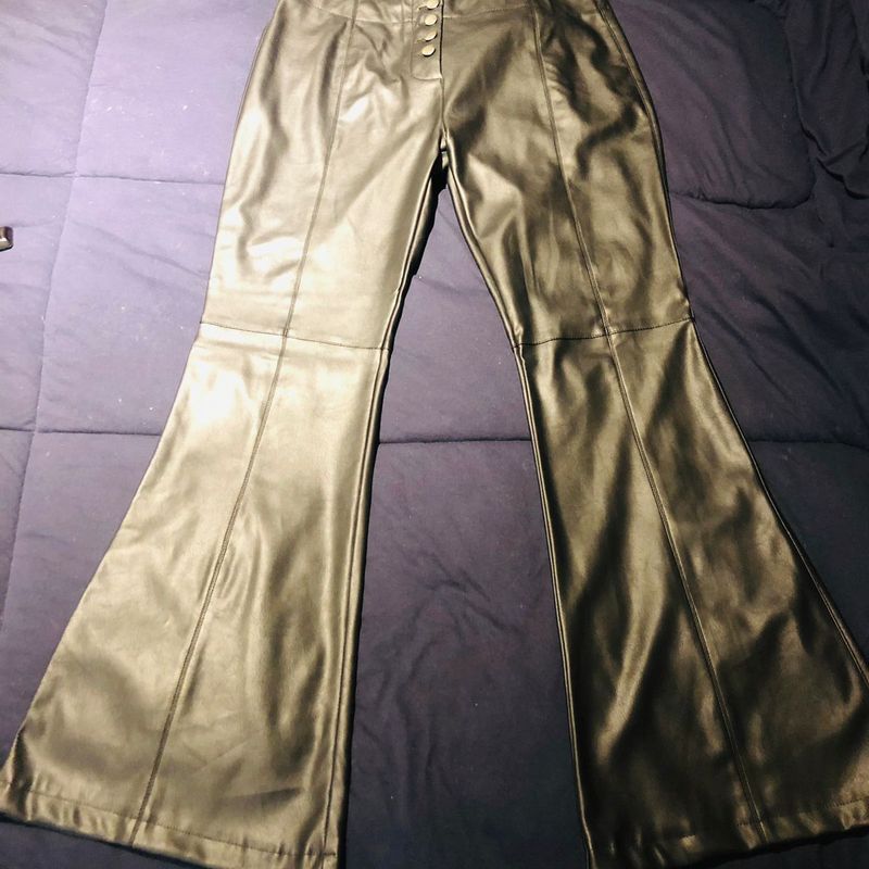 Calça de hot sale couro amaro