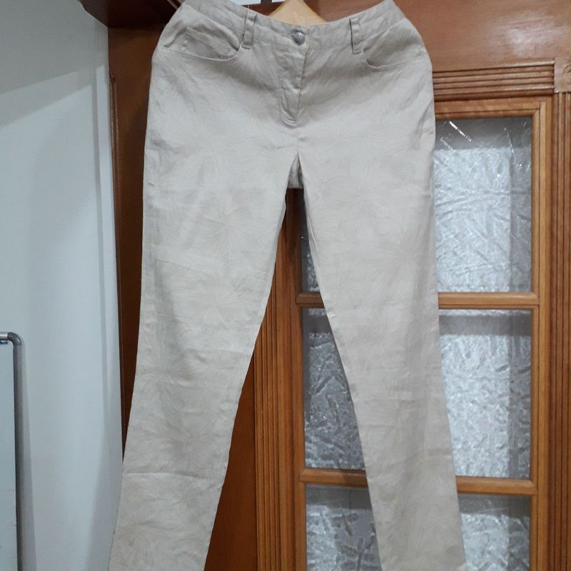 Calça de store linho feminina richards