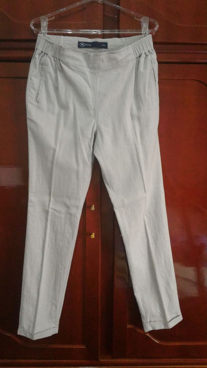 calça de linho hering