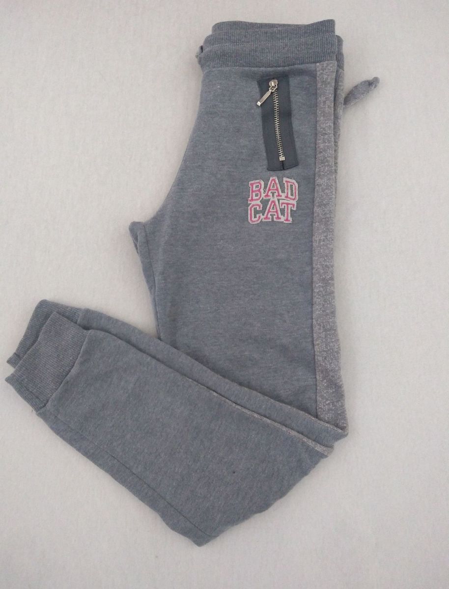 calça de moletom bad cat