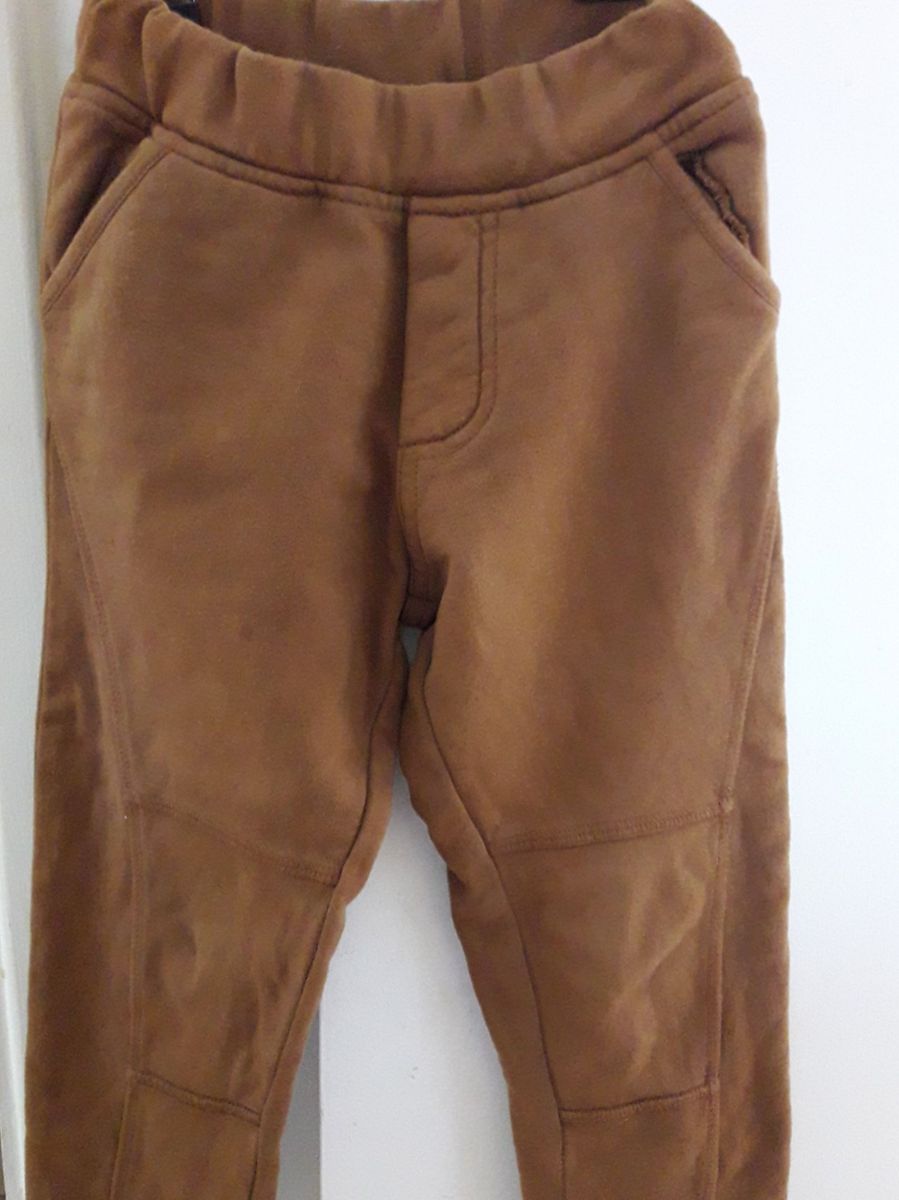 calça moletom marrom