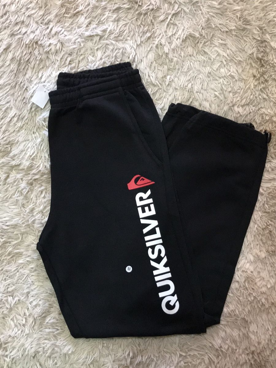 calça de moletom da quiksilver