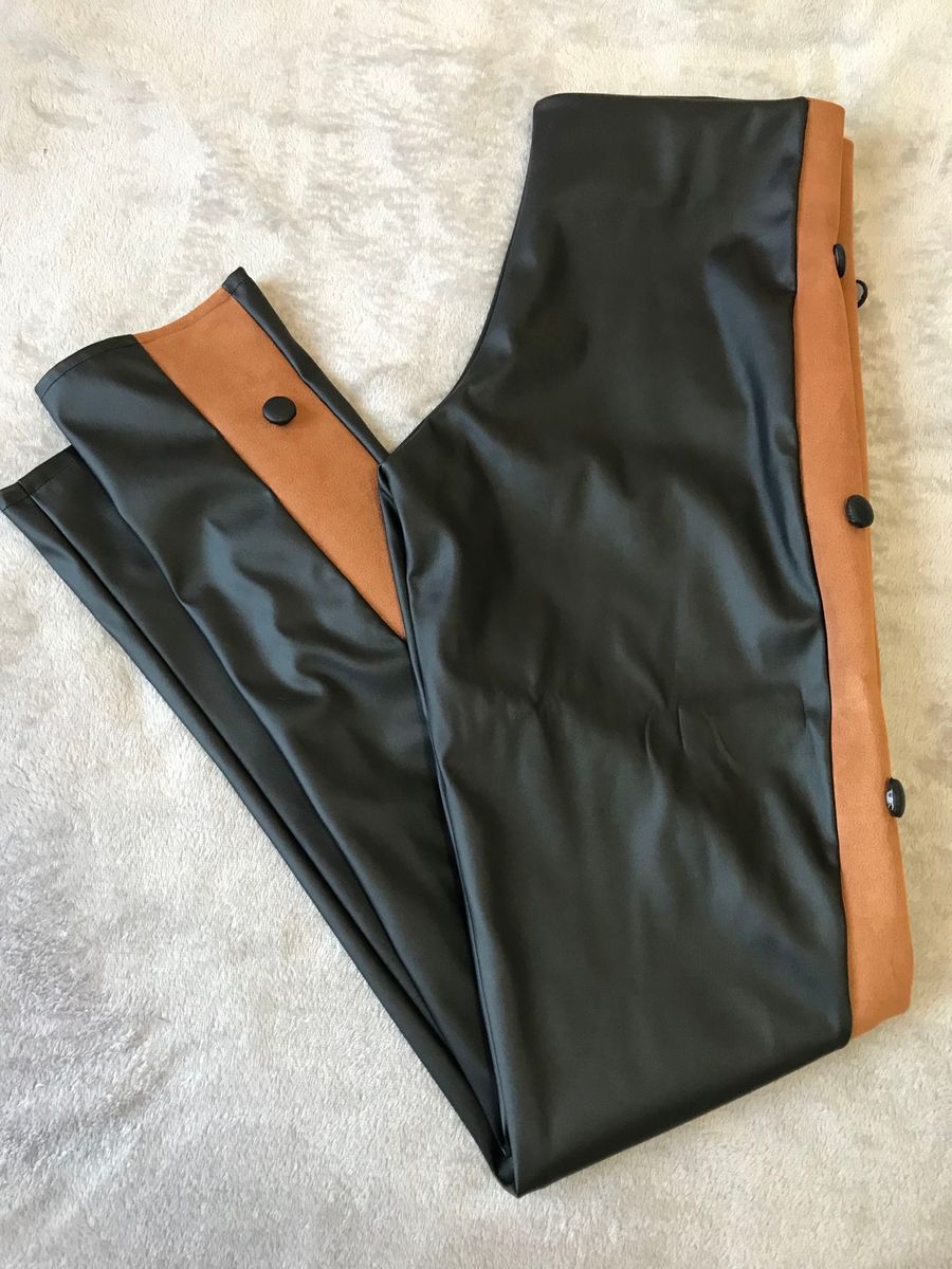 calça feminina de napa