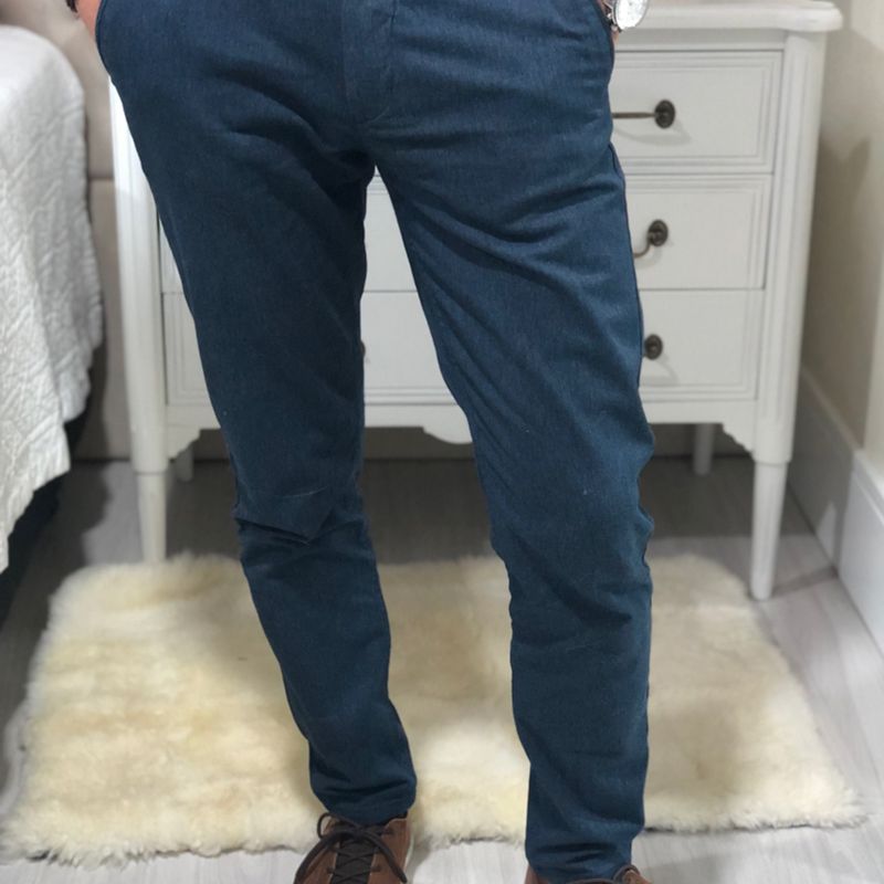 Calça sarja hot sale masculina zara