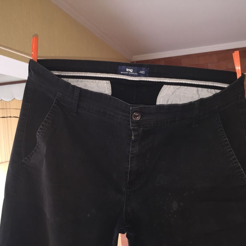 Calça de best sale sarja masculina tng