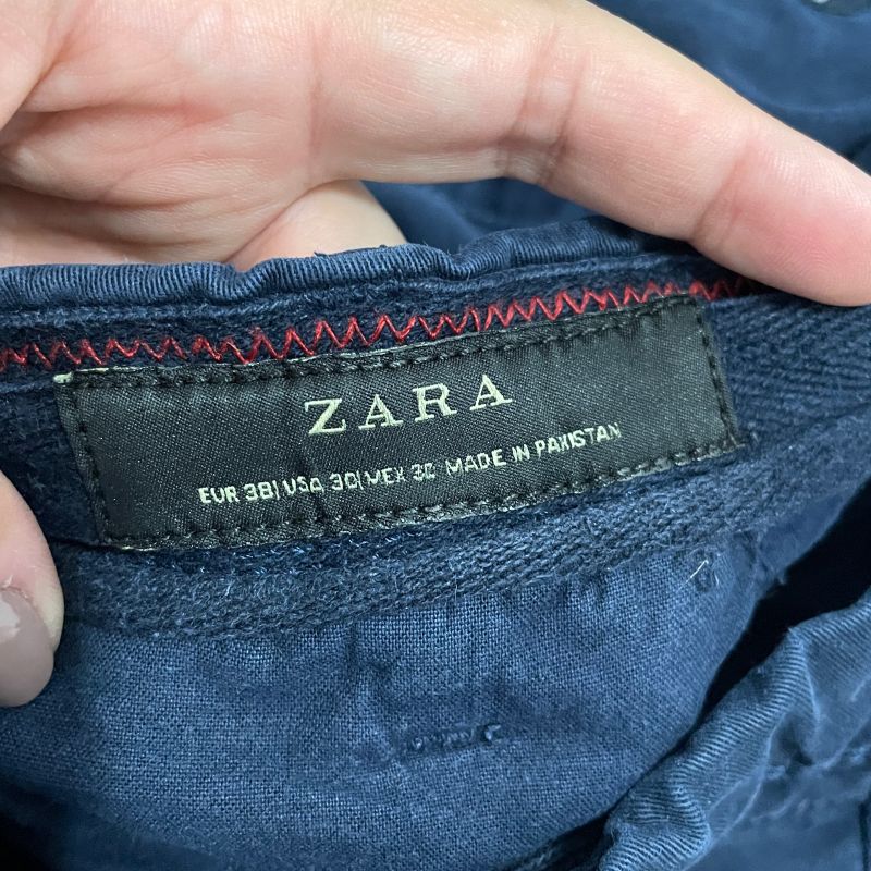 Calça de Sarja Masculina Zara Calça Masculina Zara Usado 78481562 enjoei