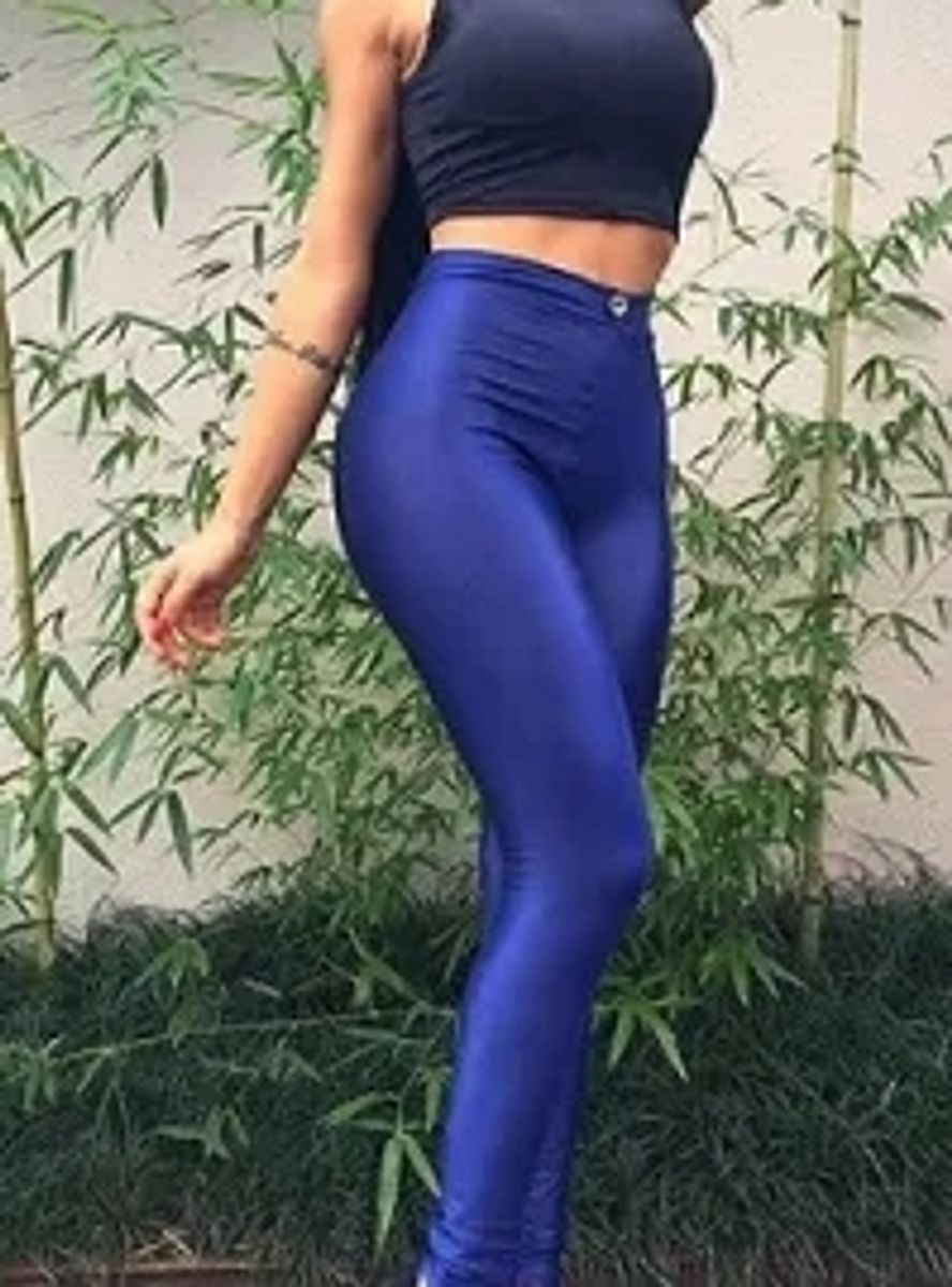 calça disco azul