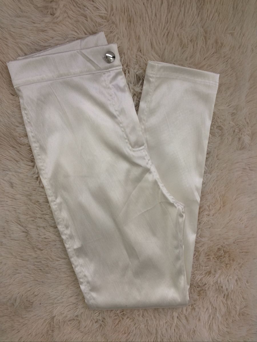 calça disco branca