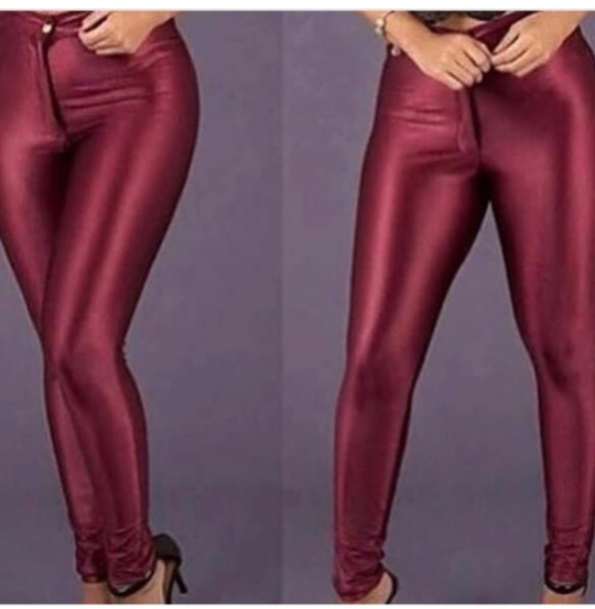 calça disco vinho