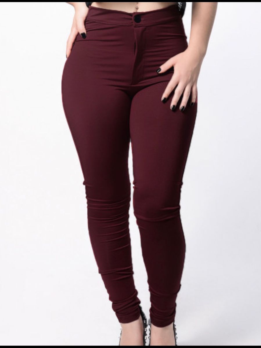 calça disco vinho