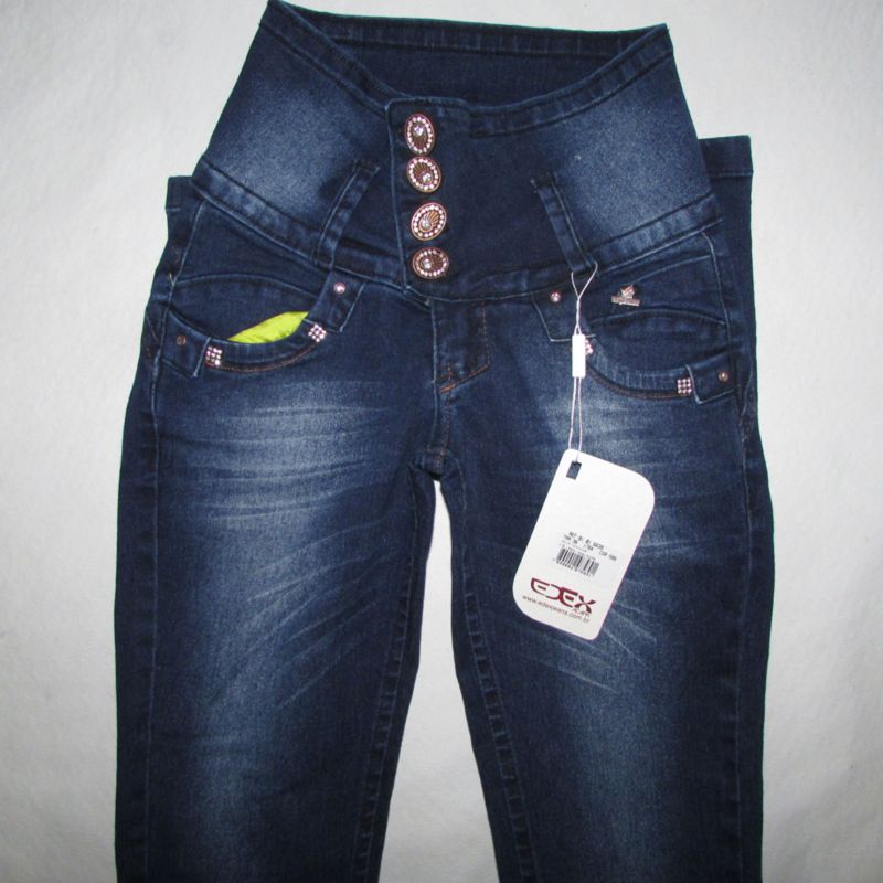 Calça jeans feminina store edex