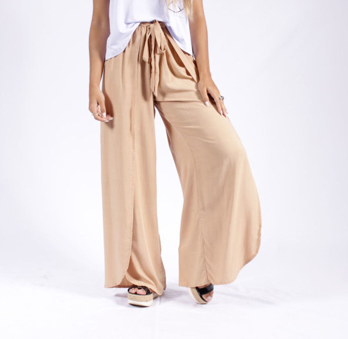 calça envelope linho