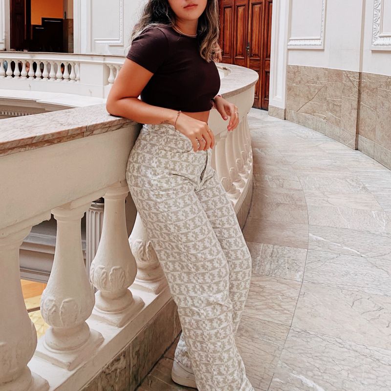 Calça Estampada Calcas Da Moda 2018 Calça Pantalona Onça Mango